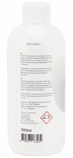 W'eau Metal Clean - 500 Ml -Winkel Voor Zwembadbenodigdheden 11674 2 1