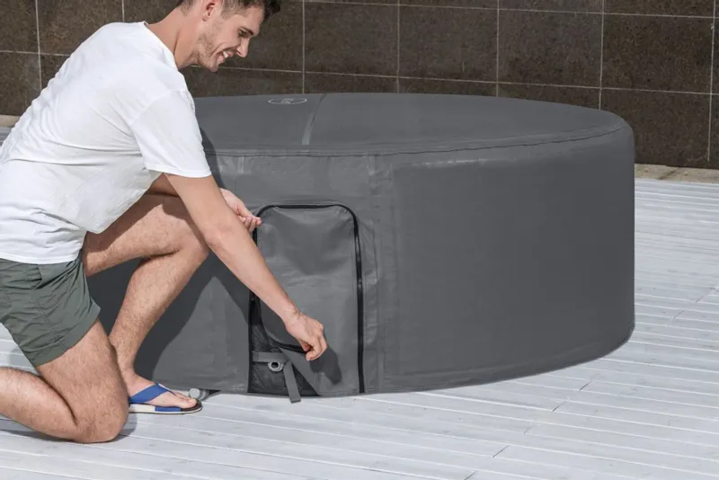 Bestway Lay-Z Spa Isolerende Beschermhoes - Ø 236 Cm 6 Bestway Lay-Z Spa Isolerende Beschermhoes - Ø 236 Cm - Afbeelding 4