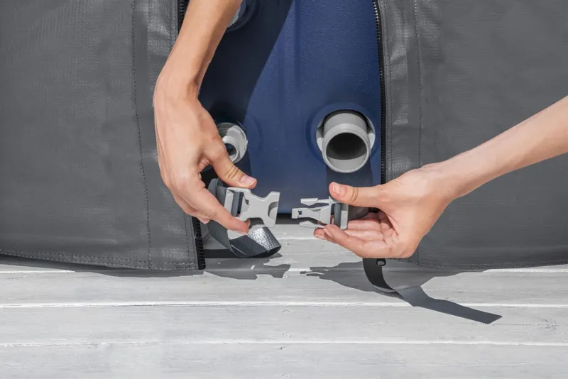 Bestway Lay-Z Spa Isolerende Beschermhoes - 201 X 201 Cm 6 Bestway Lay-Z Spa Isolerende Beschermhoes - 201 X 201 Cm - Afbeelding 4