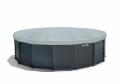 Intex Graphite Panel Pool - 478 X 124 Cm - Met Zandfilterpomp En Accessoires -Winkel Voor Zwembadbenodigdheden 26384gn afdekzeil 1