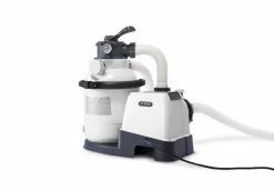 Intex Graphite Panel Pool - 478 X 124 Cm - Met Zandfilterpomp En Accessoires -Winkel Voor Zwembadbenodigdheden 26384gn pomp 1