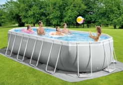 Intex Oval Prism Frame Pool - 610 X 305 X 122 Cm - Met Filterpomp En Accessoires -Winkel Voor Zwembadbenodigdheden 26798gn sfeerafbeelding zonder accessoires
