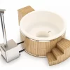 Houtgestookte Hottub Met Filteraansluiting - 4-6 Personen - Wit 1 Houtgestookte Hottub Met Filteraansluiting - 4-6 Personen - Wit -Winkel Voor Zwembadbenodigdheden 3 4 inclusief filtratiebox