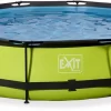 EXIT TOYS EXIT Lime Zwembad - 360 X 76 Cm - Met Filterpomp -Winkel Voor Zwembadbenodigdheden 548 1200 exit 30 12 12 40 int 1
