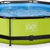 EXIT TOYS EXIT Lime Zwembad - 300 X 76 Cm - Met Filterpomp -Winkel Voor Zwembadbenodigdheden 605 1200 exit 30 12 10 40 int 1