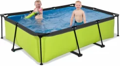 EXIT TOYS EXIT Lime Zwembad - 220 X 150 X 65 Cm - Met Filterpomp -Winkel Voor Zwembadbenodigdheden 668 1200 exit 30 00 21 40 int 4