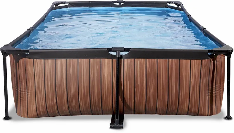 EXIT TOYS EXIT Wood Zwembad - 300 X 200 X 65 Cm - Met Filterpomp 4 EXIT TOYS EXIT Wood Zwembad - 300 X 200 X 65 Cm - Met Filterpomp - Afbeelding 2