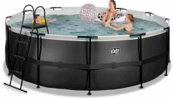 EXIT TOYS EXIT Black Leather Zwembad - 427 X 122 Cm - Met Zandfilterpomp En Trap -Winkel Voor Zwembadbenodigdheden 688 1200 exit 30 27 14 20 int 4