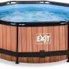 EXIT TOYS EXIT Wood Zwembad - 244 X 76 Cm - Met Filterpomp -Winkel Voor Zwembadbenodigdheden 724 1200 exit 30 12 08 10 int 1