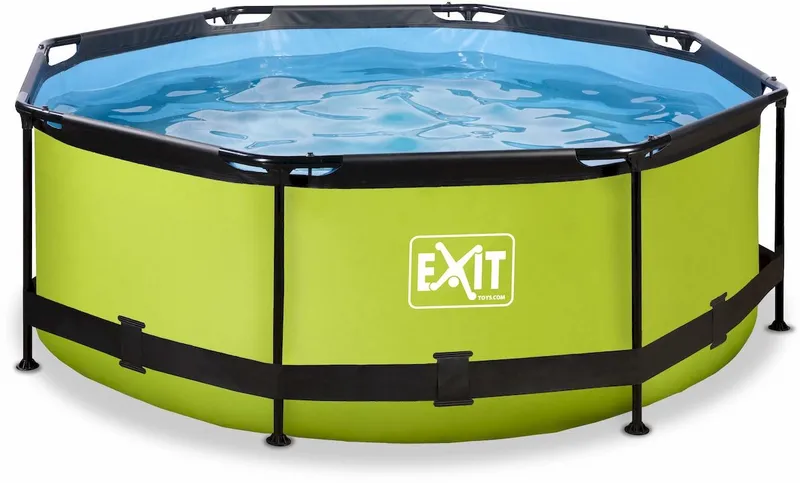 EXIT TOYS EXIT Lime Zwembad - 244 X 76 Cm - Met Filterpomp 3 EXIT TOYS EXIT Lime Zwembad - 244 X 76 Cm - Met Filterpomp