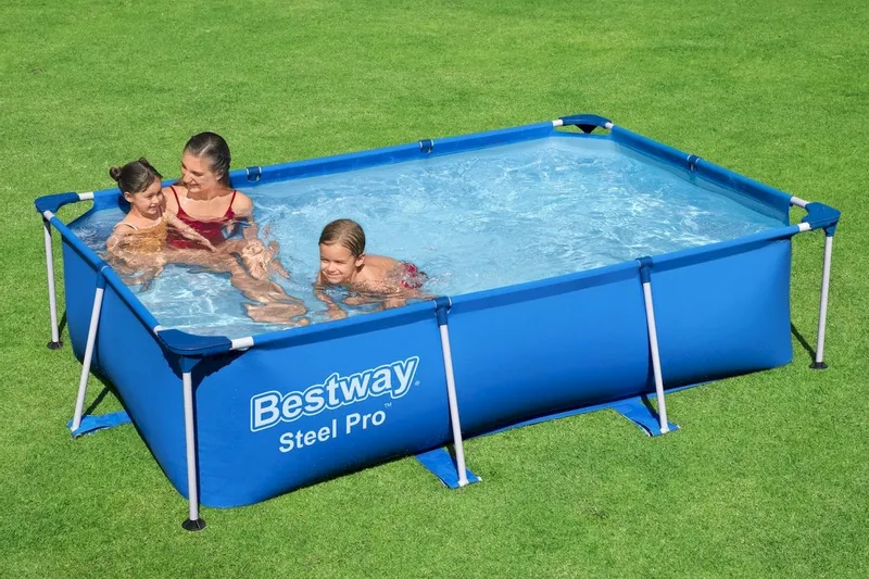 Bestway Steel Pro Zwembad - 259 X 170 X 61 Cm 4 Bestway Steel Pro Zwembad - 259 X 170 X 61 Cm - Afbeelding 2