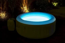 Bestway Lay-Z Spa Tahiti AirJet Opblaasbare Spa - 4 Persoons -Winkel Voor Zwembadbenodigdheden 800 1200 60007 night scene 0012 pr web