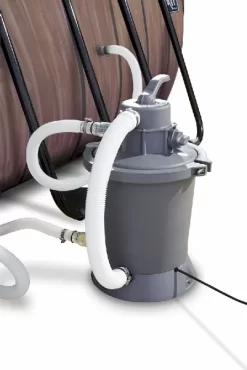 EXIT TOYS EXIT Wood Zwembad - 400 X 200 X 100 Cm - Met Zandfilterpomp En Trap -Winkel Voor Zwembadbenodigdheden 900 601 exit 30 17 42 10 int 6