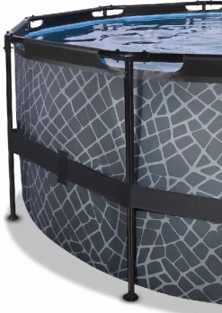 EXIT TOYS EXIT Stone Zwembad - 427 X 122 Cm - Met Zandfilterpomp En Trap -Winkel Voor Zwembadbenodigdheden 900 638 exit 30 27 14 00 int 3