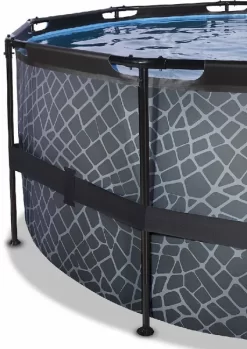 EXIT TOYS EXIT Stone Zwembad - 450 X 122 Cm - Met Zandfilterpomp En Trap -Winkel Voor Zwembadbenodigdheden 900 638 exit 30 27 15 00 int 3