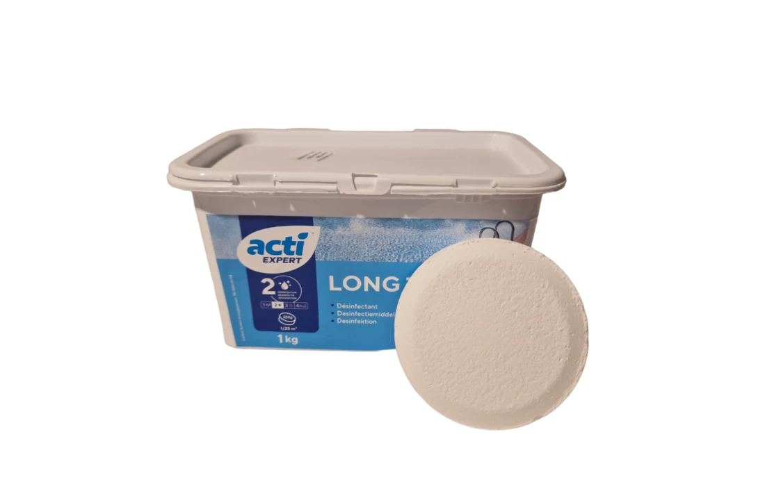 Acti Acti Long Tab Chloor Tabletten 1kg - 250 Grams 4 Acti Acti Long Tab Chloor Tabletten 1kg - 250 Grams - Afbeelding 2