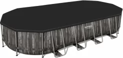 Bestway Power Steel Oval Zwembad - 732 X 366 X 122 Cm - Met Filterpomp En Accessoires -Winkel Voor Zwembadbenodigdheden bestway power steel oval zwembad 732 x 366 x 122 cm 18