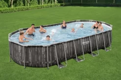 Bestway Power Steel Oval Zwembad - 732 X 366 X 122 Cm - Met Filterpomp En Accessoires -Winkel Voor Zwembadbenodigdheden bestway power steel oval zwembad 732 x 366 x 122 cm 3
