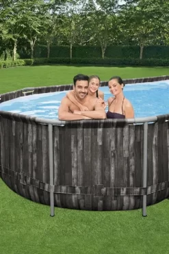 Bestway Power Steel Oval Zwembad - 732 X 366 X 122 Cm - Met Filterpomp En Accessoires -Winkel Voor Zwembadbenodigdheden bestway power steel oval zwembad 732 x 366 x 122 cm 9