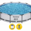 Bestway Steel Pro MAX Zwembad - 366 X 76 Cm - Met Filterpomp 2 Bestway Steel Pro MAX Zwembad - 366 X 76 Cm - Met Filterpomp -Winkel Voor Zwembadbenodigdheden bestway steel pro max zwembad 366 x 76 cm