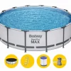 Bestway Steel Pro MAX Zwembad - 427 X 107 Cm - Met Filterpomp En Accessoires -Winkel Voor Zwembadbenodigdheden bestway steel pro max zwembad 427 x 107 cm