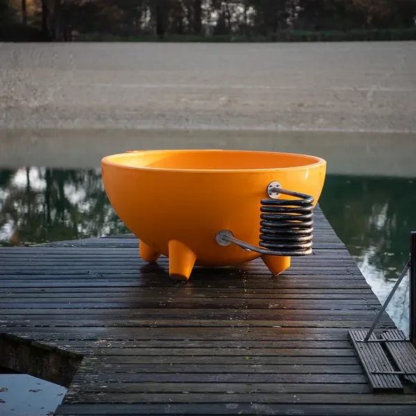 Weltevree Dutchtub Original Houtgestookte Hottub - 4 Personen - Oranje 8 Weltevree Dutchtub Original Houtgestookte Hottub - 4 Personen - Oranje - Afbeelding 6
