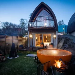 Weltevree Dutchtub Original Houtgestookte Hottub - 4 Personen - Oranje 23 Weltevree Dutchtub Original Houtgestookte Hottub - 4 Personen - Oranje -Winkel Voor Zwembadbenodigdheden dutchtub original garden 2