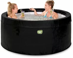 EXIT TOYS EXIT Leather Premium Opbouw Spa - 2-4 Persoons -Winkel Voor Zwembadbenodigdheden exit leather premium 4 opblaasbare spa sfeer