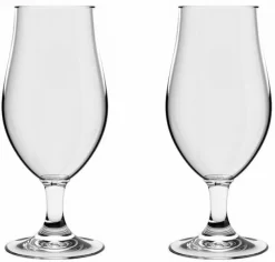 HappyGlass Mr. Gustav Luxe Kunststof Bierglas - 2 Stuks