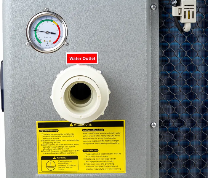 W'eau Full Inverter Zwembad Warmtepomp - 10,5 KW 9 W'eau Full Inverter Zwembad Warmtepomp - 10,5 KW - Afbeelding 7