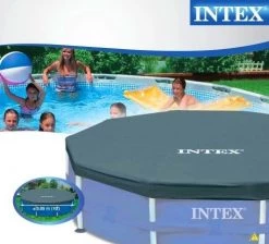 Intex Afdekking Frame Ø 305 - 28030 5 Intex Afdekking Frame Ø 305 - 28030 -Winkel Voor Zwembadbenodigdheden intex 305 afdekzeil cover zwembad1