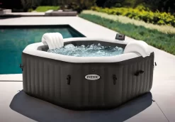 Intex Pure Spa Jet & Bubble Deluxe Opblaasbare Spa - 4 Persoons -Winkel Voor Zwembadbenodigdheden intex pure spa deluxe 2020 6