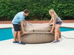 Intex Pure Spa Isolerende Beschermhoes - Ø 196 Cm -Winkel Voor Zwembadbenodigdheden intex afdekhoes3