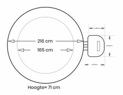 Intex Pure Spa Bubble Therapy Opblaasbare Spa - 6 Persoons 21 Intex Pure Spa Bubble Therapy Opblaasbare Spa - 6 Persoons -Winkel Voor Zwembadbenodigdheden intex bubbletherapy 6persoons afmetingen