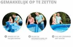 Intex Easy Set Pool - 305 X 76 Cm - Met Filterpomp -Winkel Voor Zwembadbenodigdheden intexeasyset instructies 6