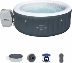 Bestway Lay-Z Spa Bali AirJet Opblaasbare Spa - 4 Persoons -Winkel Voor Zwembadbenodigdheden lay z spa bali airjet opblaasbare spa 4 persoons 1
