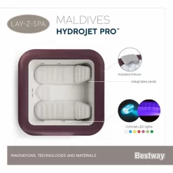 Bestway Lay-Z Spa Maldives HydroJet Pro Opblaasbare Spa - 7 Persoons 24 Bestway Lay-Z Spa Maldives HydroJet Pro Opblaasbare Spa - 7 Persoons -Winkel Voor Zwembadbenodigdheden maldives spa