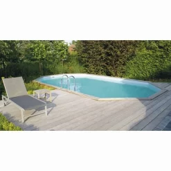 Gardipool Oblong 8.10 X 4.60 X 1.33 M Houten Zwembad