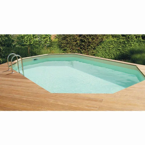 Gardipool Oblong 6.20 X 3.90 X 1.20 M Houten Zwembad 4 Gardipool Oblong 6.20 X 3.90 X 1.20 M Houten Zwembad - Afbeelding 2