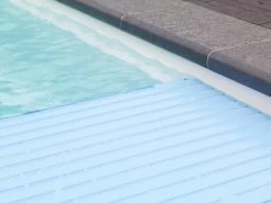 Roldeck PVC Blauwe Lamellen