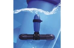 SIBO Blue Fit 50 Klemzadel -Winkel Voor Zwembadbenodigdheden sibo blue fit 50 klemzadel 2