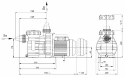 Aqua Vario Plus Variabele Zwembadpomp -Winkel Voor Zwembadbenodigdheden technischetekeningspeckaquavarioplus