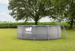 W'eau Steel Frame Zwembad - 427 X 122 Cm - Met Filterpomp En Accessoires -Winkel Voor Zwembadbenodigdheden w eau zwembad voorkant