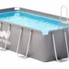 W'eau Steel Frame Zwembad - 549 X 305 X 122 Cm - Met Filterpomp En Accessoires -Winkel Voor Zwembadbenodigdheden weau square 1